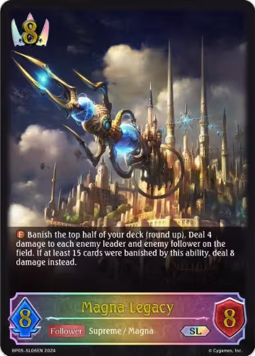 Magna Legacy (SL) (BP05-SL06EN), Omens Eternal — Shadowverse card price