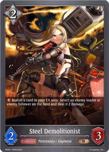 Steel Demolitionist (BP05-116EN), Omens Eternal — Shadowverse card price
