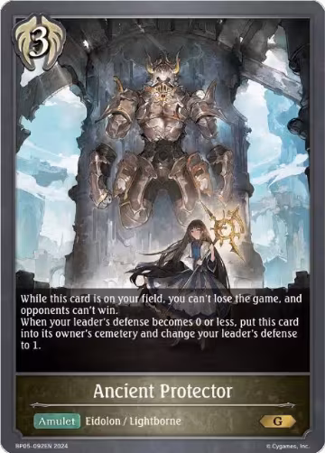 Ancient Protector (BP05-092EN), Omens Eternal — Shadowverse card price