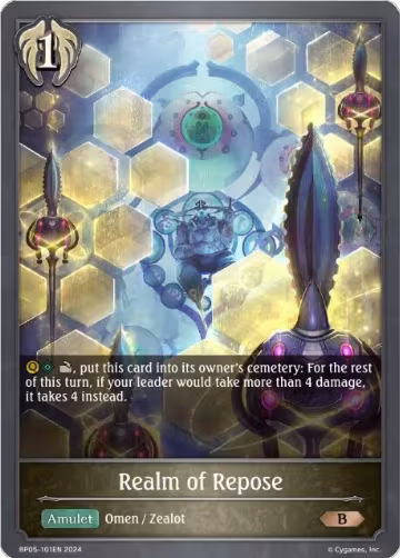 Realm of Repose (BP05-101EN), Omens Eternal — Shadowverse card price