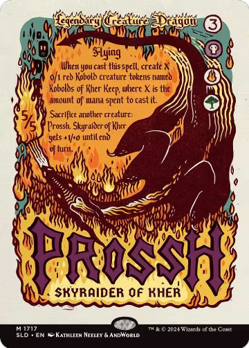 Prossh, Skyraider of Kher (1717), Secret Lair Drop Series — Magic card price