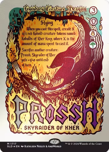 Prossh, Skyraider of Kher (Rainbow Foil) (1717), Secret Lair Drop Series — Magic card price