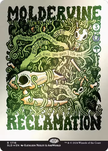 Moldervine Reclamation (Rainbow Foil) (1716), Secret Lair Drop Series — Magic card price