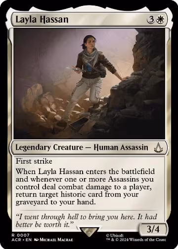 Layla Hassan (7), Universes Beyond: Assassin's Creed — Magic card price