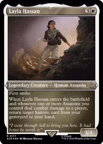 Layla Hassan (Foil Etched) (177), Universes Beyond: Assassin's Creed — Magic card price