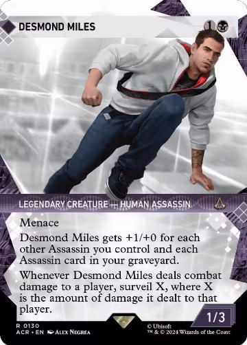 Desmond Miles (Showcase) (130), Universes Beyond: Assassin's Creed — Magic card price