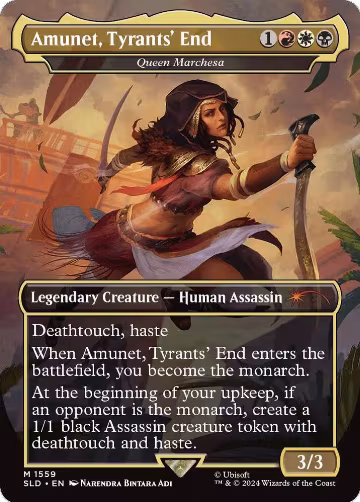 Amunet, Tyrants' End - Queen Marchesa (1559), Secret Lair Drop Series — Magic card price