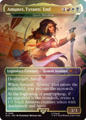 Amunet, Tyrants' End - Queen Marchesa (Rainbow Foil) (1559), Secret Lair Drop Series — Magic card price