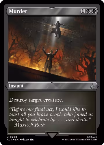 Murder (Foil Etched) (208), Universes Beyond: Assassin's Creed — Magic card price