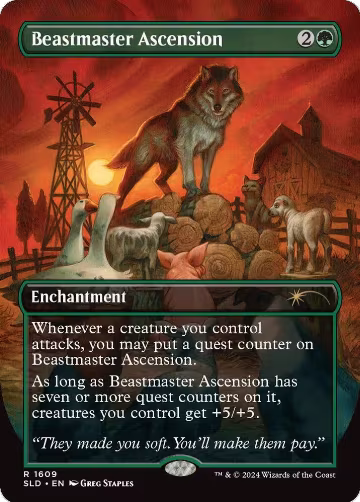Beastmaster Ascension (1609), Secret Lair Drop Series — Magic card price