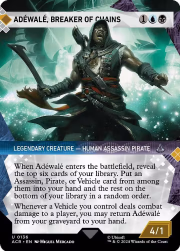 Adewale, Breaker of Chains (Showcase) (136), Universes Beyond: Assassin's Creed — Magic card price