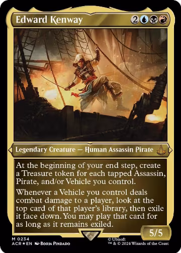 Edward Kenway (Foil Etched) (234), Universes Beyond: Assassin's Creed — Magic card price