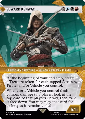 Edward Kenway (Showcase) (Textured Foil) (269) — card price