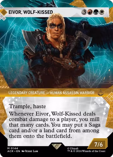 Eivor, Wolf-Kissed (Showcase) (144), Universes Beyond: Assassin's Creed — Magic card price