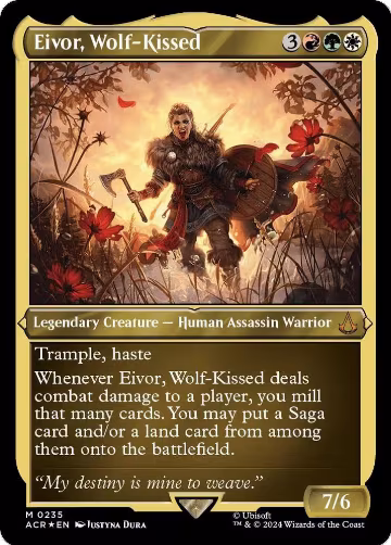 Eivor, Wolf-Kissed (Foil Etched) (235), Universes Beyond: Assassin's Creed — Magic card price