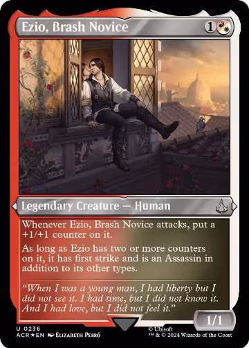 Ezio, Brash Novice (Foil Etched) (236), Universes Beyond: Assassin's Creed — Magic card price