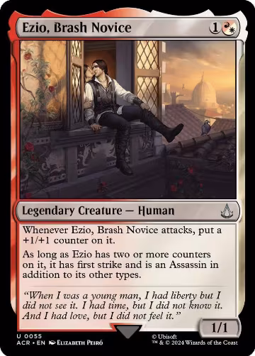 Ezio, Brash Novice (55), Universes Beyond: Assassin's Creed — Magic card price