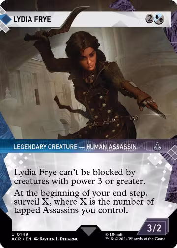 Lydia Frye (Showcase) (149), Universes Beyond: Assassin's Creed — Magic card price