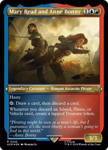 Mary Read and Anne Bonny (Foil Etched) (242), Universes Beyond: Assassin's Creed — Magic card price