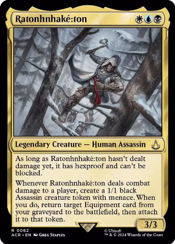 Ratonhnhake:ton (62), Universes Beyond: Assassin's Creed — Magic card price