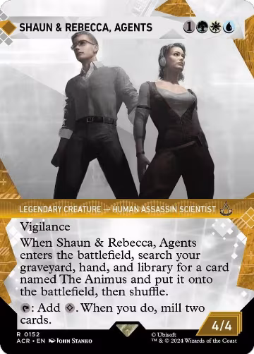Shaun & Rebecca, Agents (Showcase) (152), Universes Beyond: Assassin's Creed — Magic card price