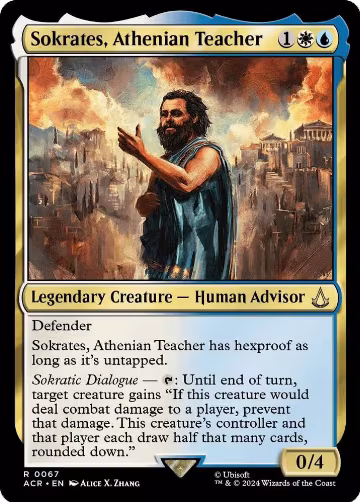 Sokrates, Athenian Teacher (67), Universes Beyond: Assassin's Creed — Magic card price