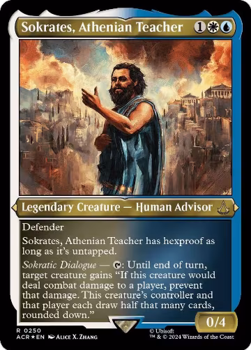 Sokrates, Athenian Teacher (Foil Etched) (250), Universes Beyond: Assassin's Creed — Magic card price