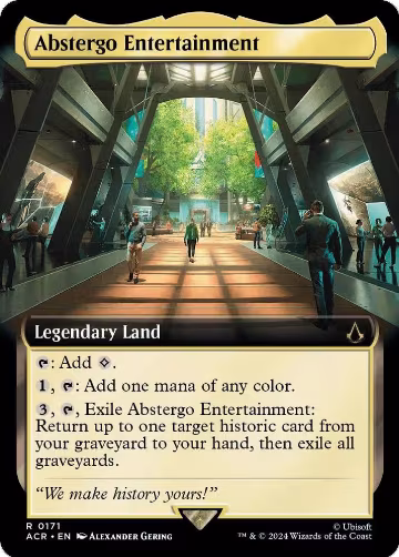 Abstergo Entertainment (Extended Art) (171), Universes Beyond: Assassin's Creed — Magic card price
