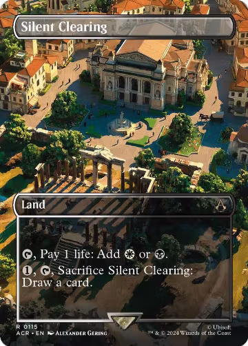 Silent Clearing (Borderless) (115), Universes Beyond: Assassin's Creed — Magic card price