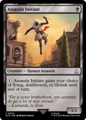 Assassin Initiate (22), Universes Beyond: Assassin's Creed — Magic card price