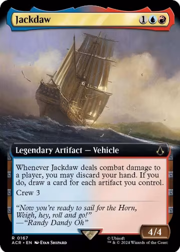 Jackdaw (Extended Art) (167), Universes Beyond: Assassin's Creed — Magic card price