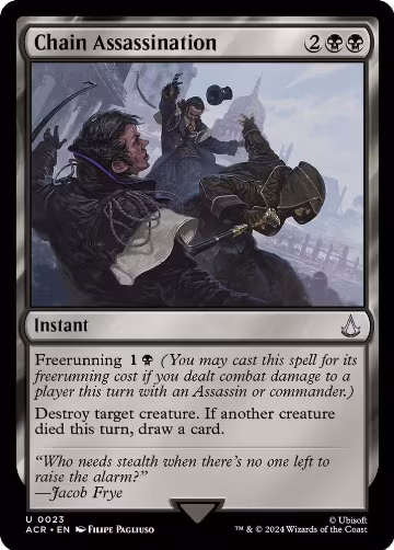 Chain Assassination (23), Universes Beyond: Assassin's Creed — Magic card price
