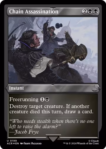 Chain Assassination (Foil Etched) (199), Universes Beyond: Assassin's Creed — Magic card price