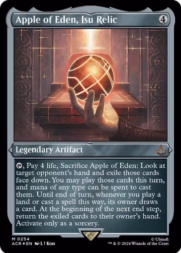 Apple of Eden, Isu Relic (Foil Etched) (254), Universes Beyond: Assassin's Creed — Magic card price