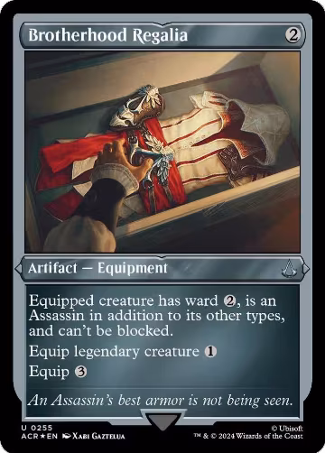 Brotherhood Regalia (Foil Etched) (255), Universes Beyond: Assassin's Creed — Magic card price