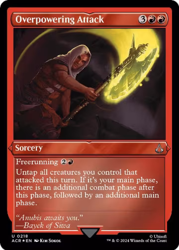 Overpowering Attack (Foil Etched) (218), Universes Beyond: Assassin's Creed — Magic card price