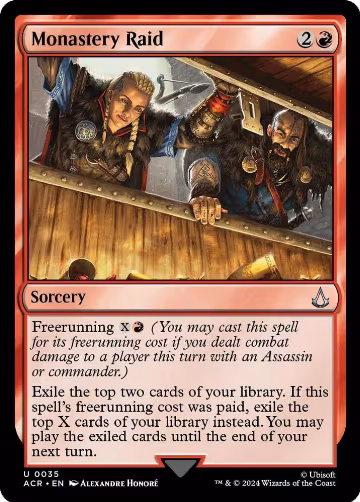Monastery Raid (35), Universes Beyond: Assassin's Creed — Magic card price