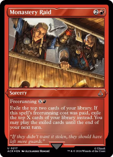Monastery Raid (Foil Etched) (217), Universes Beyond: Assassin's Creed — Magic card price