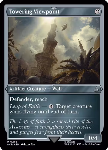 Towering Viewpoint (Foil Etched) (263), Universes Beyond: Assassin's Creed — Magic card price
