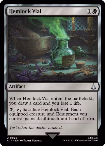 Hemlock Vial (26), Universes Beyond: Assassin's Creed — Magic card price