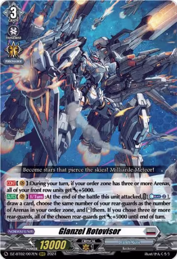 Glanzel Rotovisor (DZ-BT02/007EN), DZ-BT02: Illusionless Strife — Vanguard card price