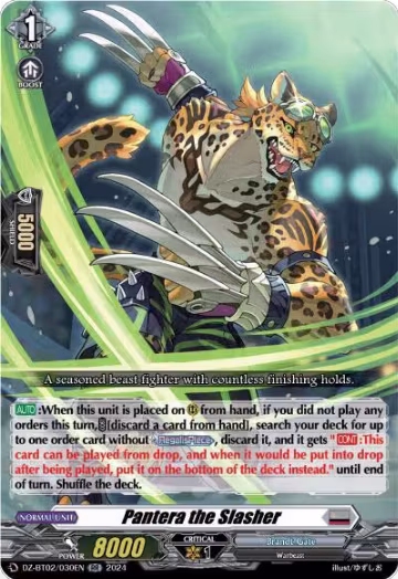 Pantera the Slasher (DZ-BT02/030EN), DZ-BT02: Illusionless Strife — Vanguard card price