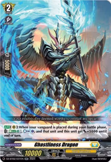 Ghastliness Dragon (DZ-BT02/031EN), DZ-BT02: Illusionless Strife — Vanguard card price