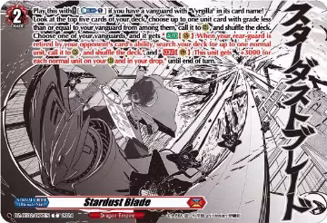Stardust Blade (DZ-BT02/077EN), DZ-BT02: Illusionless Strife — Vanguard card price