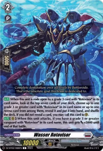 Wasser Rotovisor (DZ-BT02/088EN), DZ-BT02: Illusionless Strife — Vanguard card price