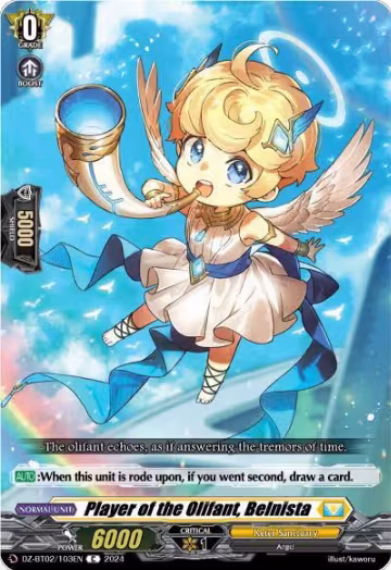 Player of the Olifant, Belnista (DZ-BT02/103EN), DZ-BT02: Illusionless Strife — Vanguard card price