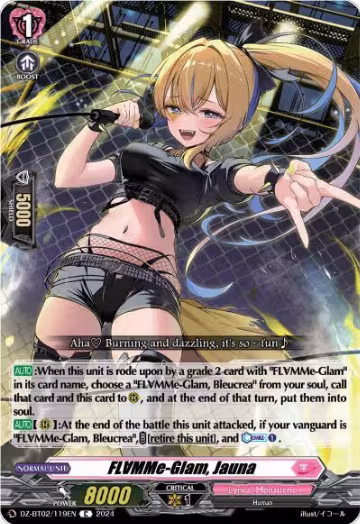 FLMMe-Glam, Jauna (DZ-BT02/119EN), DZ-BT02: Illusionless Strife — Vanguard card price