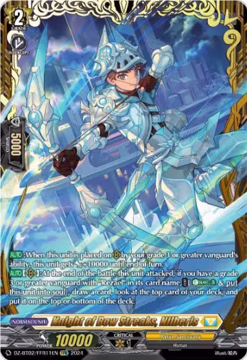 Knight of Bow Streaks, Nilberis (FFR) (DZ-BT02/FFR11EN), DZ-BT02: Illusionless Strife — Vanguard card price