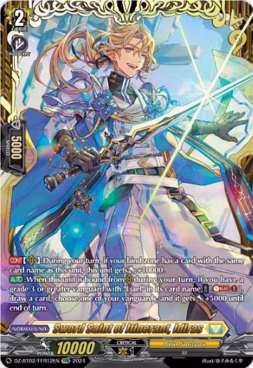 Sword Saint of Itinerant, Idiras (FFR) (DZ-BT02/FFR12EN), DZ-BT02: Illusionless Strife — Vanguard card price