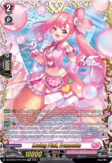 Loving Pink, Francette (FFR) (DZ-BT02/FFR17EN) — card price